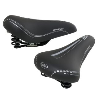 Nyereg rugós BravoSoft IT 115 fekete