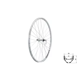   Fűzött első kerék KLS DRAFT V-brake F, 28/29", silver