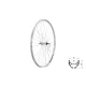 Fűzött első kerék KLS DRAFT V-brake F, 28/29", silver