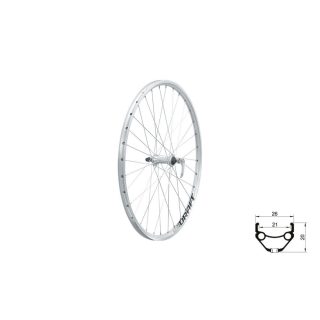 Fűzött első kerék KLS DRAFT V-brake F, 26", silver