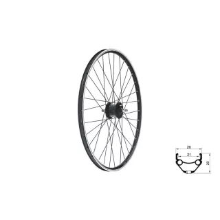   Fűzött első kerék KLS DRAFT Dynamo V-brake, 28/29", black