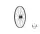 Fűzött első kerék KLS DRAFT Dynamo V-brake, 28/29", black