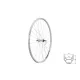 Fűzött első kerék KLS DRAFT V-brake F, 28/29", silver 19mm