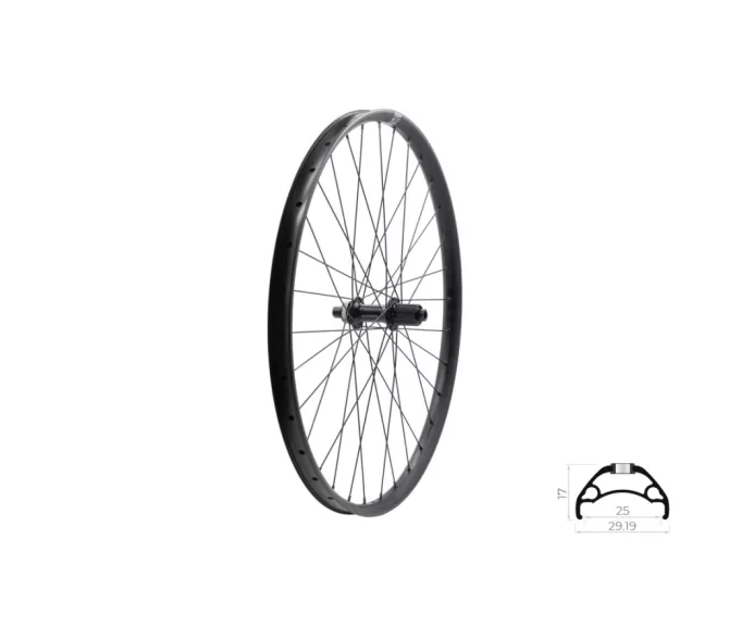 Fűzött hátsó kerék KLS ASESINO 25 DSC R, 28/29", black