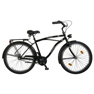   26" Koliken Cruiser kerékpár férfi, fekete, N3 agyváltós