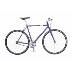   Neuzer Skid  fixi / singlespeed kerékpár metálkék/ezüst 56