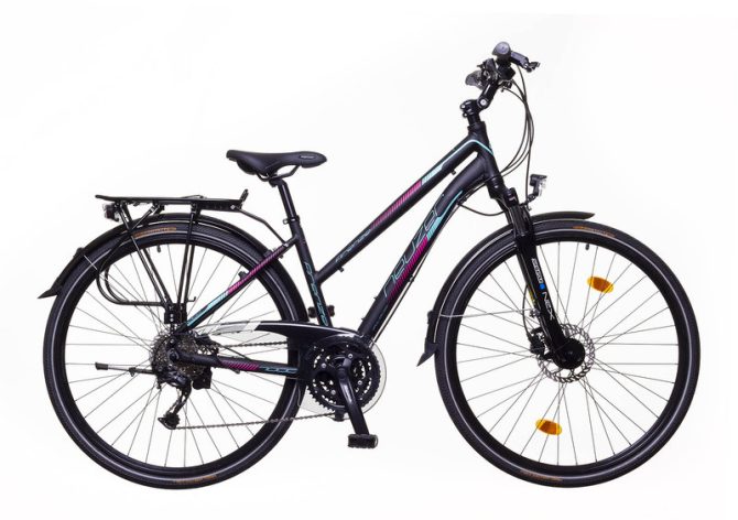 Firenze 300 férfi fekete/türkiz-piros matt 17 tárcsafékes