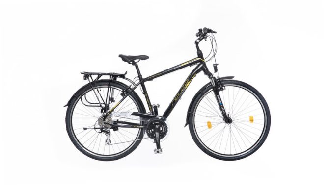 Firenze 200 férfi fekete/sárga-szürke matt 21 elemes világítással