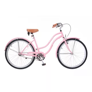 Neuzer beach cruiser női kerékpár rózsaszín