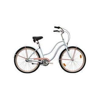 Neuzer miami cruiser női kerékpár babyblue/rózsaszín