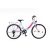 Neuzer cindy city 24" gyerek kerékpár babyblue/fehér/pink