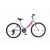 Neuzer cindy 6s 24" gyerek kerékpár babyblue/fehér/pink