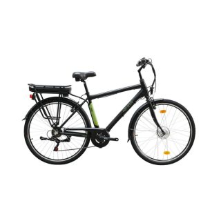 Neuzer E-Trekking Zagon férfi 19 MXUS matt fekete/zöld 