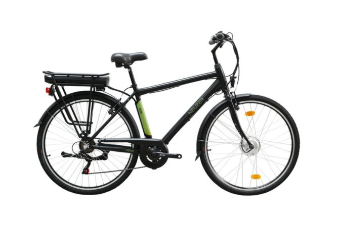 Neuzer E-Trekking Zagon férfi 21 MXUS matt fekete/zöld 