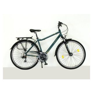   Neuzer ravenna 100 férfi alu kerékpár matt zöld/ sárga 19