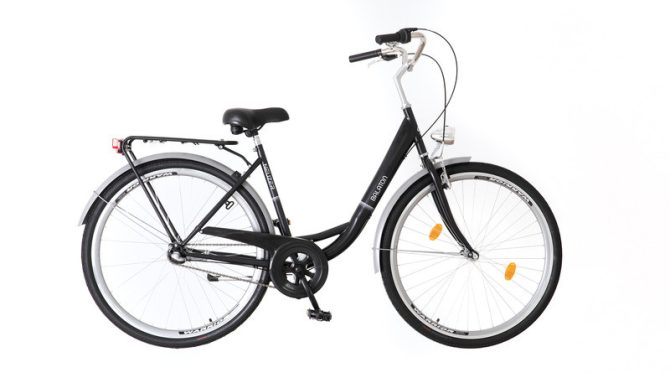 Neuzer balaton 28 n3 női városi kerékpár Fekete