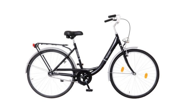 Neuzer balaton  28 női városi kerékpár Fekete