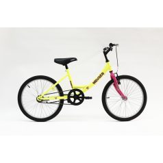 Neuzer cindy 1s 20" gyerek kerékpár sárga/pink-piros