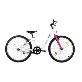 CINDY 24 1S FEHÉR /MAGENTA Gyerek Kerékpár