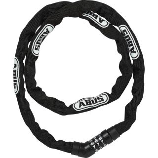   ABUS láncos lakat számzárral Steel-O-Chain 4804C/110, fekete