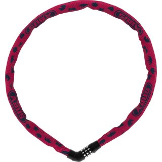   ABUS láncos lakat jelkóddal Steel-O-Chain Symbols 4804C/75, pink