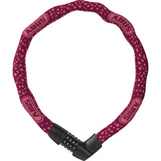   ABUS láncos lakat számzárral Tresor 1385/75, cherry heart (6mm)