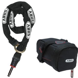   ABUS kiegészítő lánc IvyTex ACH 2.0 Adaptor Chain 8KS/85 patkó lakathoz és Alarmbox 2.0-hoz + ST5950, fekete