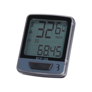   BBB Cycling kerékpáros komputer BCP-06 DashBoard, vezetékes, 10 funkciós, fekete/szürke