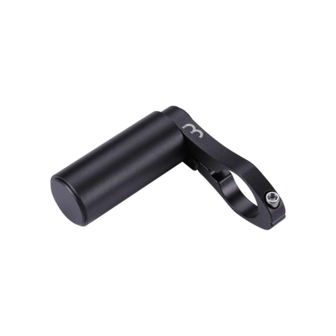 BBB Cycling kerékpáros kormány konzol BHB-91 BarMount, alumínium, 31.8mm, komputer, lámpa felszerelésére kormányon, 70mm széles, fekete