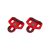 BBB Cycling kerékpáros pedálstopli BPD-04A MultiClip, Look Keo kompatibilis, 7 fokos, piros
