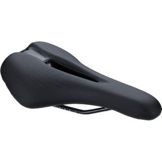   BBB Cycling kerékpáros nyereg BSD-135 SportComfort 2.0, unisex, szintetikus bőr bevonat, anatómiai nyílással, 145mm széles, 265mm hosszú, fekete