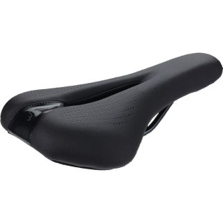   BBB Cycling kerékpáros nyereg BSD-137 SportComfort 2.0, unisex, szintetikus bőr bevonat, anatómiai nyílással, 165mm széles, 265mm hosszú, fekete