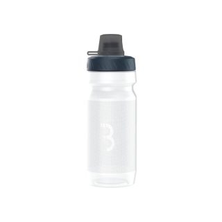   BBB Cycling kerékpáros kulacs BWB-12 AutoTank Mudcap, 550ml, auto szeleppel, kupakkal, BPA mentes, mosogatógépben is mosható, átlátszó