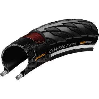   Continental kerékpáros külső gumi 47-559 Contact 26x1,75 fekete/fekete, reflektoros