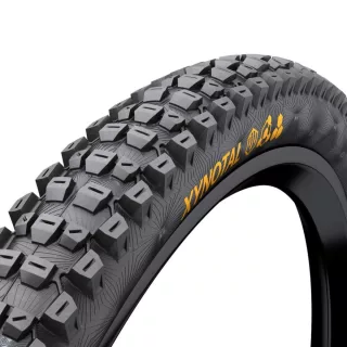   Continental MTB kerékpáros külső gumi 60-584 Xynotal Downhill Soft 27,5x2,4 fekete/fekete, hajtogathatós Skin