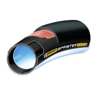  Continental tömlős kerékpáros külső gumi 28x22mm Sprinter fekete/fekete, Skin