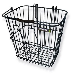  Basil hátsó kosár Bottle Basket, csomagtartóra akasztható, fekete