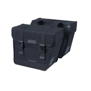   Basil dupla táska Kavan Eco Classic 46L, Universal Bridge System, fekete