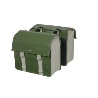   Basil dupla táska Urban Load Double Bag, Universal Bridge System, zöld