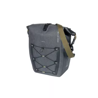   Basil egyoldalas táska Navigator Storm MIK Side L, 25-31 l, fekete