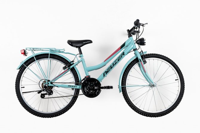 Neuzer MOON 24 CITY UNISEX 13" türkiz kerékpár