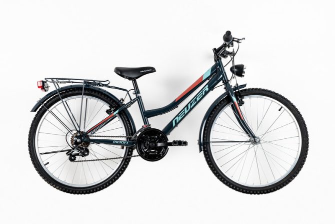 Neuzer MOON 24 CITY UNISEX 13" kék/türkiz Kerékpár