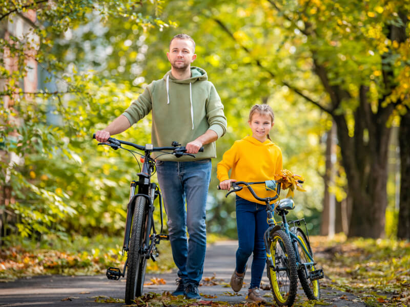 Élményteli őszi kerékpározás